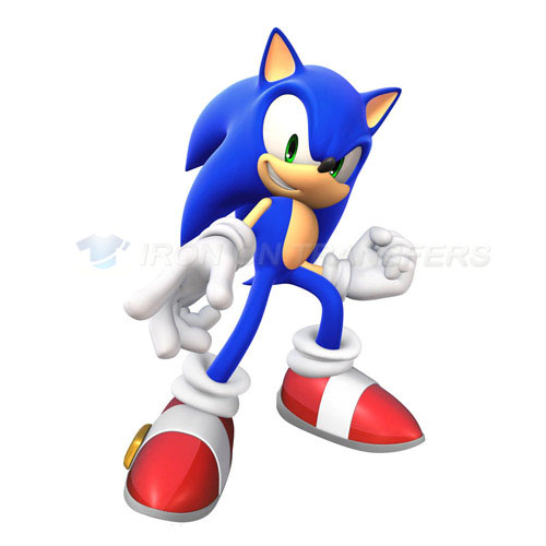 Sonic the Hedgehog Iron-on Stickers (Heat Transfers)NO.5343